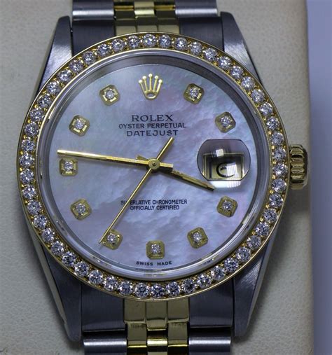 diamond studded rolex